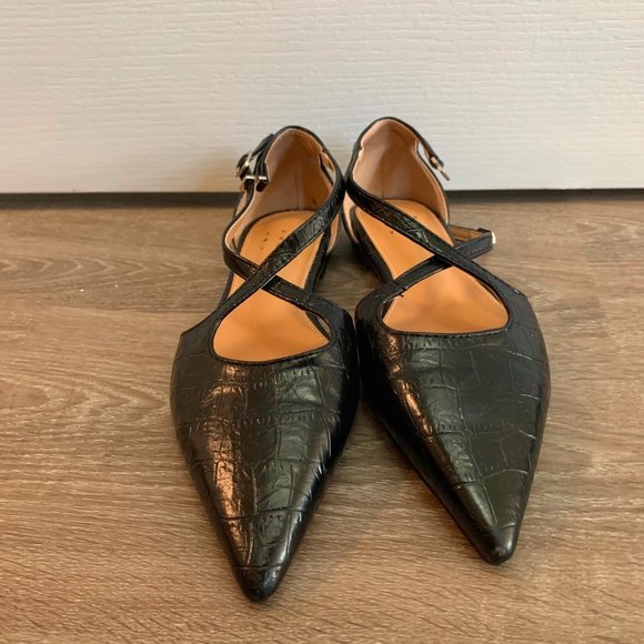 Peche Strappy Adeline Flats - Picture 3 of 3